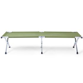 [Old Code: 27860141]RHB-03A Portable Folding Camping Cot with Carrying Bag Army Green