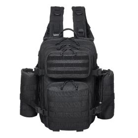 Tactical Backpack, 25L Military Tactical Backpack with Molle Design & 3 Compartments, Army Assault Pack Bag for Men and Women